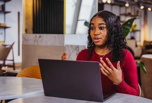 Candid of Tyana Smith at London Speech Workshop